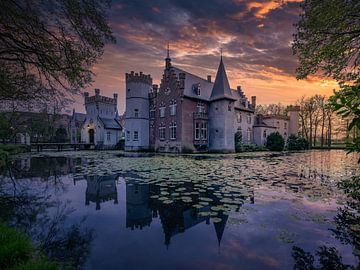 Kasteel Stapelen in de stad Boxtel, Nederland van Dennis Donders