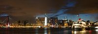 Willemsbrug at night van Danny van Schendel thumbnail