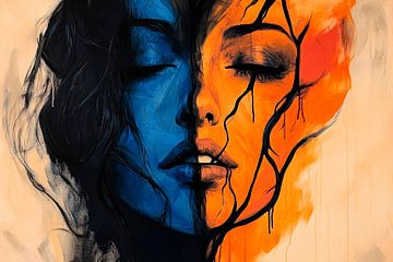 Duality of soul colours by Poster Art Shop