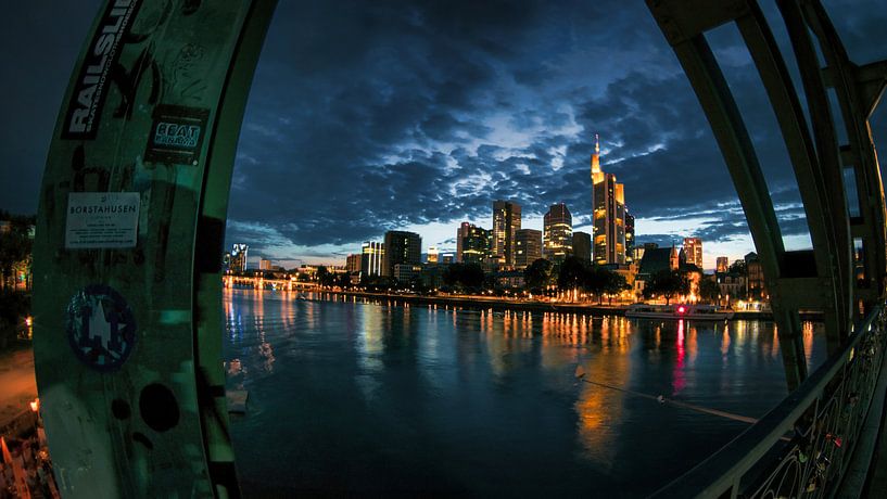 Les lumières de la ville de Fankfurt par Sven Frech
