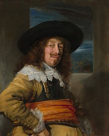 Frans Hals, Portret van een lid van de Haarlemse schutterij, ca. 1638 van Atelier Liesjes