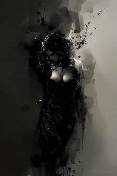 Emerging from Shadows van Art by Monique Dersjant