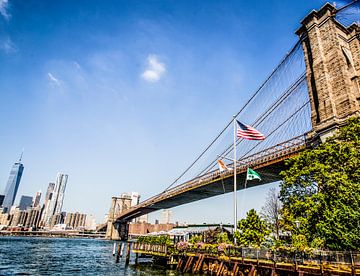Dumbo, at the Brooklyn Bridge by Ruby Schiffer