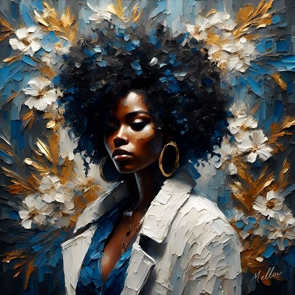 Miss Independent - Square van Mellow Art