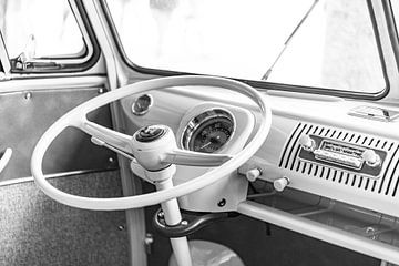 Volkswagen Transporter T1 vintage retro bestelwagen dashboard van Sjoerd van der Wal Fotografie