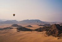 Luchtballonvaart over de Namib-woestijn in Namibië