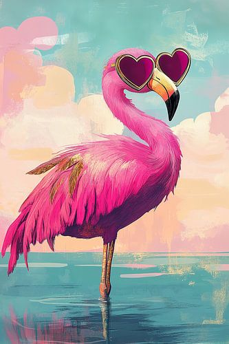 Flamingo with Attitude
