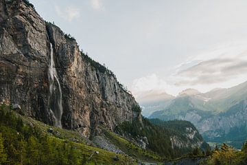 Staubbach Wasserfall Schweiz von Dayenne van Peperstraten