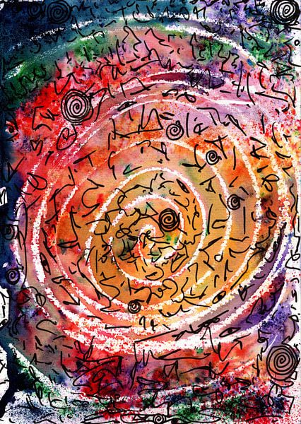Writing of the stars von MY HAPPY SOUL ART
