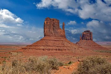 Monument Valley, Stammespark, Utah. von Gert Hilbink