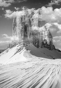 Drie toppen in de Sesto Dolomieten (2.999 m), Zuid-Tirol van Christian Müringer