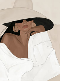 boho chic woman sur mathieu jeu