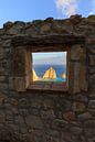Sea view with a rock formation on the island of Zakynthos in Greece by Matthijs de Rooij thumbnail
