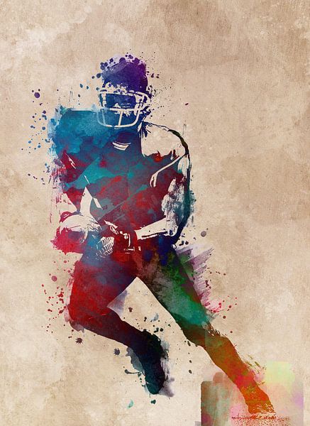 American football player #football #sport by JBJart Justyna Jaszke