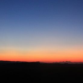 coucher de soleil tardif sur Peter Maessen