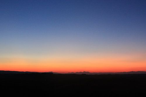 später Sonnenuntergang