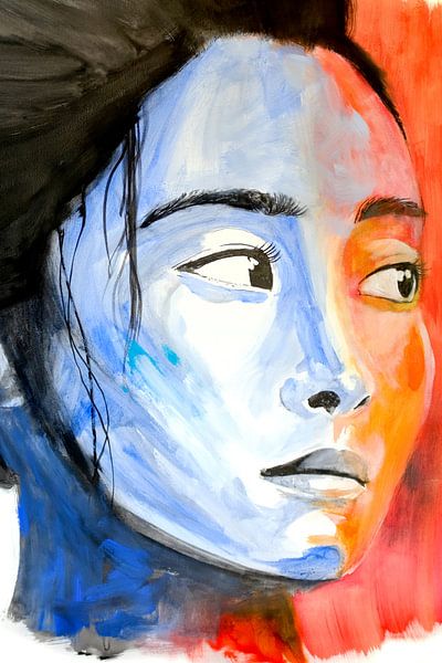 noriko in blue von Péchane Sumie