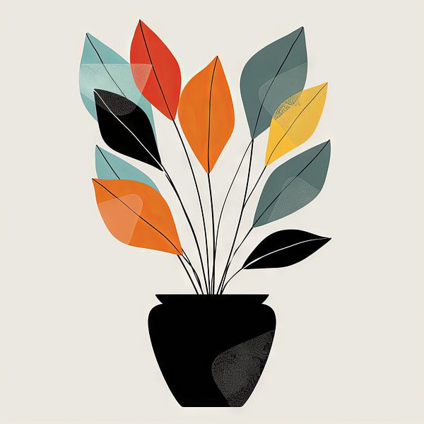 Minimalist plants by Poster Art Shop