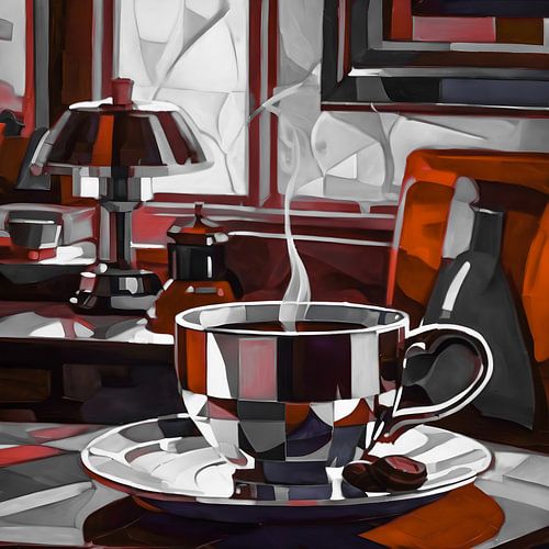 Geometrisch Koffiemoment