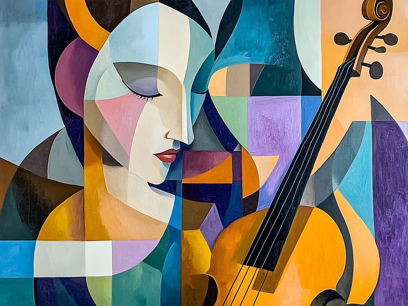 The woman and the violin by Petra Dreiling-Schewe
