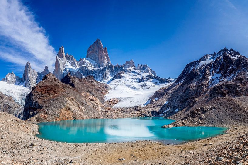 Fitz Roy in Los Glaciares Nationalpark, Patagonien, Argentinien von Dieter Meyrl