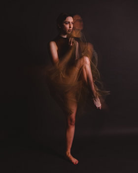 Ballet Fotografie Canvas – Balletdanser Zwart-Wit Wanddecoratie 21