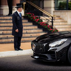 Mercedes AMG GTR voor Hôtel de Paris van Ricardo van de Bor