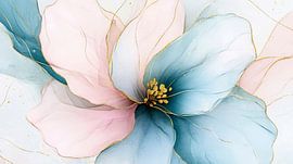 Ätherische rosa Blumenwolken von Floral Abstractions