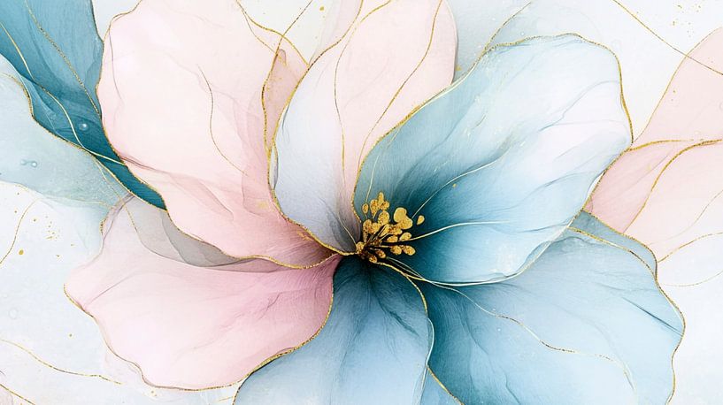 Ethereal pink flower clouds by Floral Abstractions