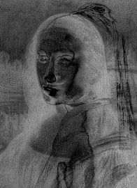 Monalisa Girl with Pearl Earring "The encounter"