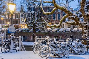 Winter fietsen van zeilstrafotografie.nl