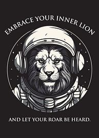 Lion Astronaut by Juno Design