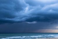 Onweersbui voor kustTexel