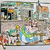 Asterix und Obelix in Volendam von Michael de Boer
