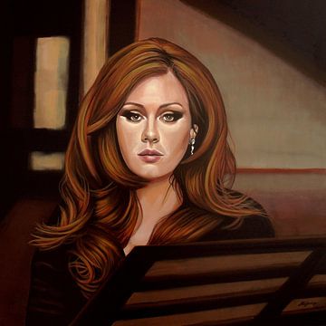 Adele schilderij van Paul Meijering