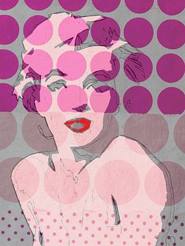Marilyn with dots by Gabi Hampe