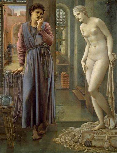 Edward Burne-Jones - Pygmalion en het Beeld - De Hand