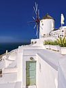 Moulin à vent en Grèce sur l'île de Santorin par Voss Fine Art Fotografie Aperçu