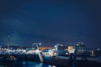 In de haven