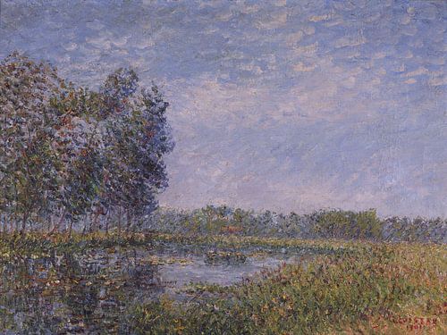 Gustave Loiseau, Oevers van de Eure, Normandië, 1901
