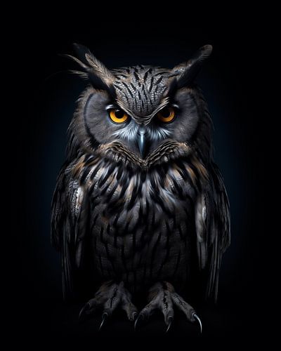 Portrait of an owl