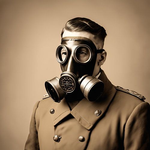 Toilet Art, Militair Gasmasker