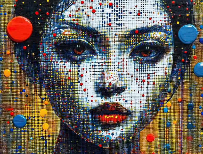 Face Colour Points by Wonderful Art