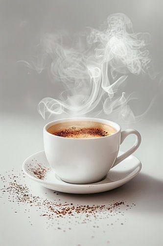 cup of coffee or cappuccino