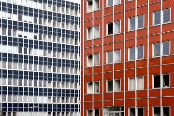 Geometrische gevels van moderne architectuur van Alexander Baumann