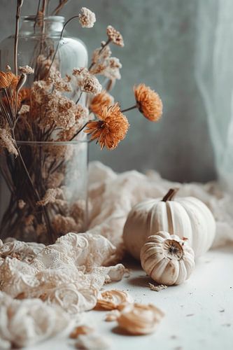 Impression de citrouille blanche No 2