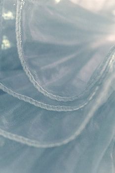 Verweven lichtheid - lagen in lichtblauw