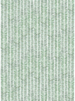 Fischgrät-Tapete "Dschungel" (abstrakte Aquarellmalerei Streifen grüne Tropen handgemachte