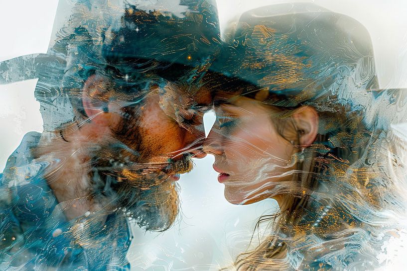 Doppelbelichtung männlich und weiblich von Egon Zitter