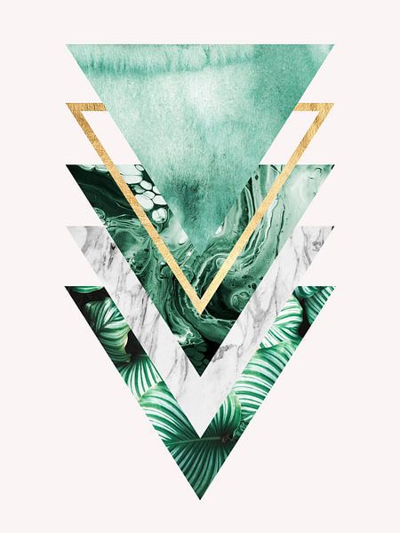 Floral and geometric 8 by Vitor Costa